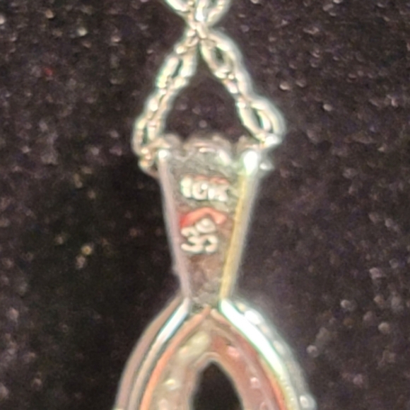 0503. NWOTs ~ Black & White Infinity Diamonds ~ Set In SOLID 10k White Gold💜👌 - Picture 9 of 14